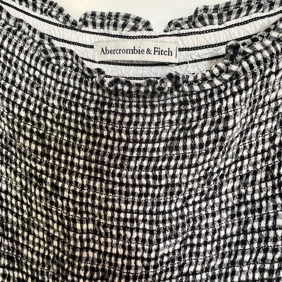 Abercrombie Long Sleeve Smocked Mini Dress (Small) - Picture 7 of 7